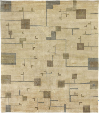 Exquisite Rugs Contemporary 7066 Light Green/Gold Area Rug main image