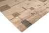 Exquisite Rugs Contemporary 7066 Light Green/Gold Area Rug Corner Image