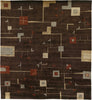 Exquisite Rugs Contemporary 7070 Plum/Sage Area Rug main image