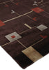 Exquisite Rugs Contemporary 7070 Plum/Sage Area Rug Lifestyle Image Feature