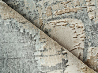 Exquisite Rugs Infinity 7131 Silver/Blue/Gray Area Rug Pile Image