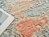 Exquisite Rugs Infinity 7132 Ivory/Blue/Terracotta Area Rug Lifestyle Image Feature