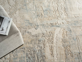 Exquisite Rugs Infinity 7134 Ivory/Blue/Terracotta Area Rug Detail Image