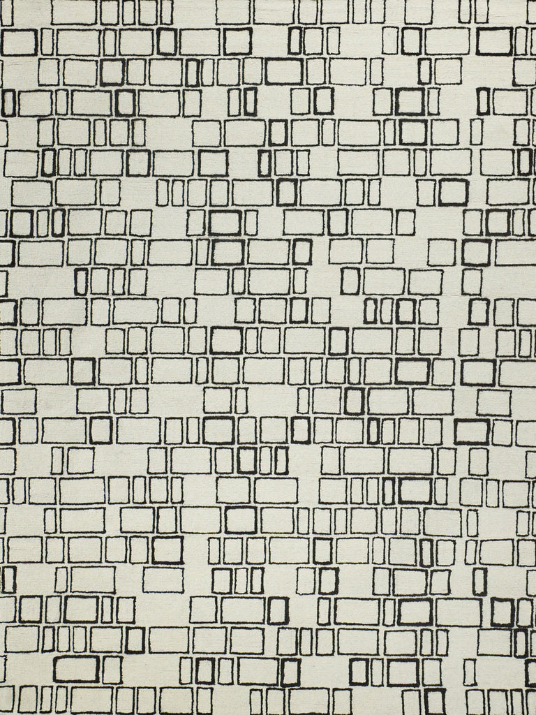 Exquisite Rugs Soho 7135 Ivory/Black Area Rug main image