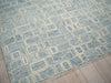 Exquisite Rugs Soho 7137 Blue/Ivory Area Rug Corner Image