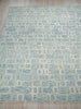 Exquisite Rugs Soho 7137 Blue/Ivory Area Rug Closeup Image