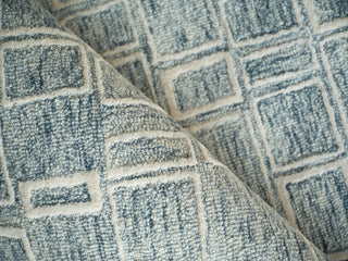 Exquisite Rugs Soho 7137 Blue/Ivory Area Rug Pile Image