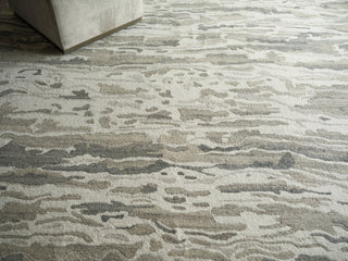 Exquisite Rugs Cortero 7156 Gray/Ivory Area Rug Lifestyle Image Feature