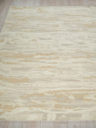 Exquisite Rugs Cortero 7158 Gold/Ivory Area Rug Closeup Image