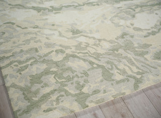 Exquisite Rugs Cortero 7164 Sage/Ivory Area Rug Corner Image