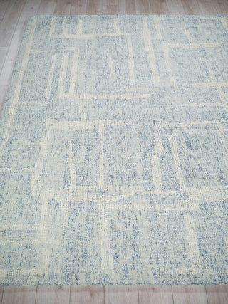 Exquisite Rugs Breckenridge 7170 Blue/Ivory Area Rug Closeup Image