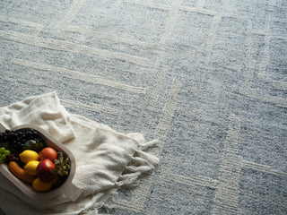 Exquisite Rugs Breckenridge 7170 Blue/Ivory Area Rug Lifestyle Image Feature