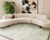 Exquisite Rugs Entro 7180 Beige/Ivory Area Rug Lifestyle Image Feature