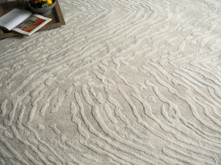 Exquisite Rugs Entro 7181 Silver/Ivory Area Rug 