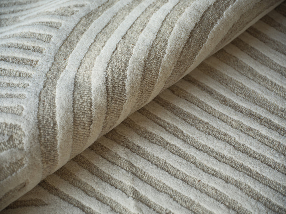 Exquisite Rugs Entro 7183 Beige/Ivory Area Rug Lifestyle Image Feature
