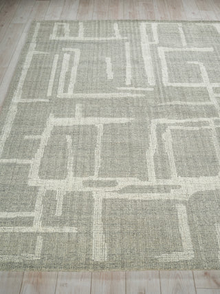 Exquisite Rugs Breckenridge 7205 Gray/Ivory Area Rug Closeup Image