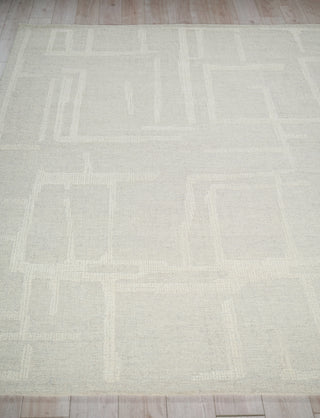 Exquisite Rugs Breckenridge 7206 Silver/Ivory Area Rug Closeup Image