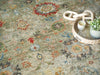 Exquisite Rugs Oxford 7219 Light Green Area Rug Detail Image