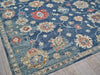 Exquisite Rugs Oxford 7220 Blue Area Rug Corner Image