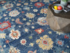 Exquisite Rugs Oxford 7220 Blue Area Rug Detail Image