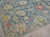 Exquisite Rugs Oxford 7221 Blue Area Rug Corner Image