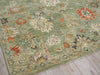 Exquisite Rugs Oxford 7222 Green Area Rug Corner Image