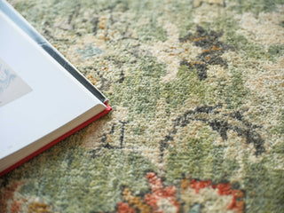 Exquisite Rugs Oxford 7222 Green Area Rug Lifestyle Image Feature
