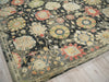 Exquisite Rugs Oxford 7223 Black Area Rug Corner Image