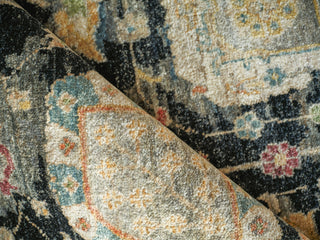 Exquisite Rugs Oxford 7223 Black Area Rug Pile Image