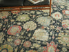 Exquisite Rugs Oxford 7223 Black Area Rug Lifestyle Image Feature