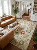 Exquisite Rugs Oxford 7224 Ivory/Gray Area Rug Lifestyle Image Feature