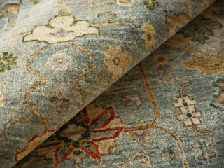 Exquisite Rugs Oxford 7226 Light Blue Area Rug Lifestyle Image Feature