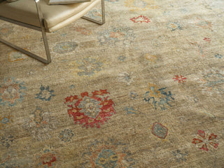 Exquisite Rugs Oxford 7227 Camel Area Rug Lifestyle Image Feature