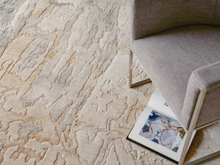 Exquisite Rugs Infinity 7233 Gray/Silver Area Rug Lifestyle Image Feature