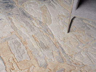 Exquisite Rugs Infinity 7233 Gray/Silver Area Rug Detail Image