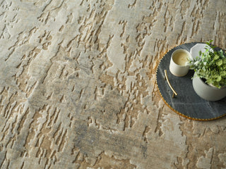 Exquisite Rugs Infinity 7235 Silver/Gray Area Rug by The Met Lifestyle Image Feature