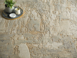 Exquisite Rugs Infinity 7235 Silver/Gray Area Rug by The Met Detail Image