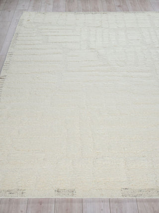 Exquisite Rugs Cozi 7241 Ivory/Silver Area Rug Closeup Image