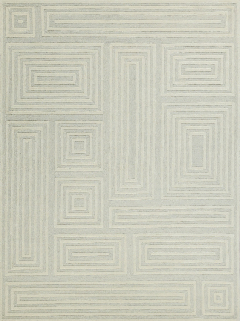 Exquisite Rugs Teton 7261 Silver/Ivory Area Rug main image