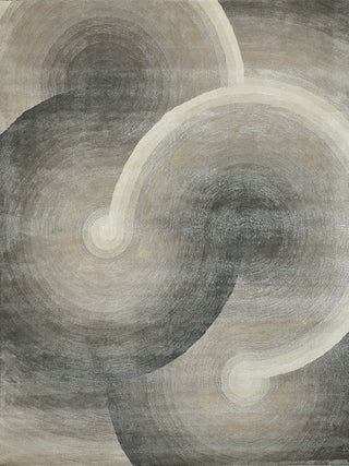 Exquisite Rugs Mitomo 7272 Charcoal/Ivory Area Rug by The Met main image