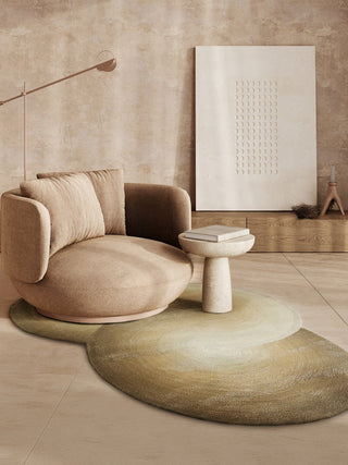 Exquisite Rugs Mitomo 7273 Light Beige/Ivory Area Rug by The Met 