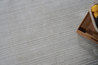 Exquisite Rugs Cavallo Modern 7308 Silver Area Rug Lifestyle Image Feature