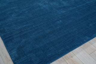 Exquisite Rugs Cavallo Modern 7309 Navy Area Rug Corner Image