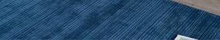 Exquisite Rugs Cavallo Modern 7309 Navy Area Rug Lifestyle Image Feature