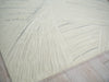 Exquisite Rugs Entro 7318 Silver/Ivory Area Rug Corner Image