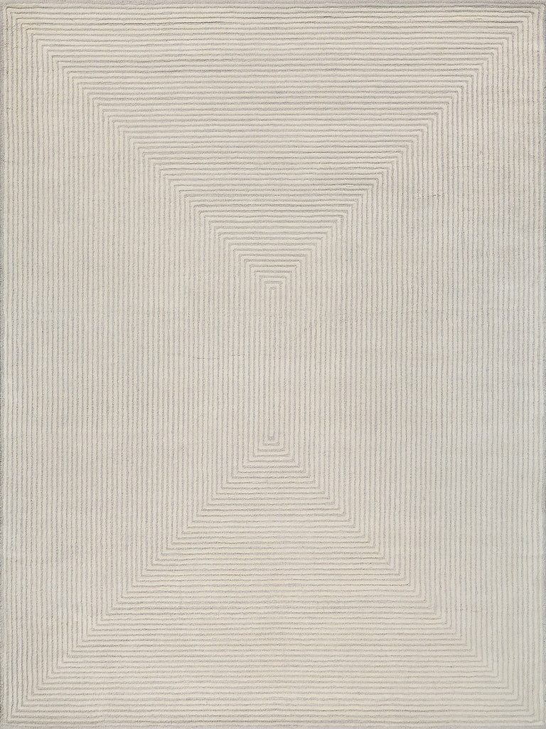 Exquisite Rugs Teton 7325 Silver/Ivory Area Rug main image