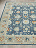 Exquisite Rugs Newport 7326 Blue/Gray Area Rug Closeup Image