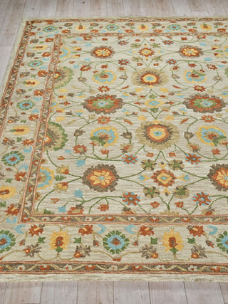 Exquisite Rugs Newport 7327 Beige Area Rug Closeup Image