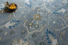 Exquisite Rugs Newport 7328 Gray/Blue Area Rug Detail Image