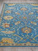 Exquisite Rugs Newport 7330 Blue/Ivory Area Rug Closeup Image